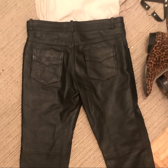 Long leather pants - Picture 5 of 9